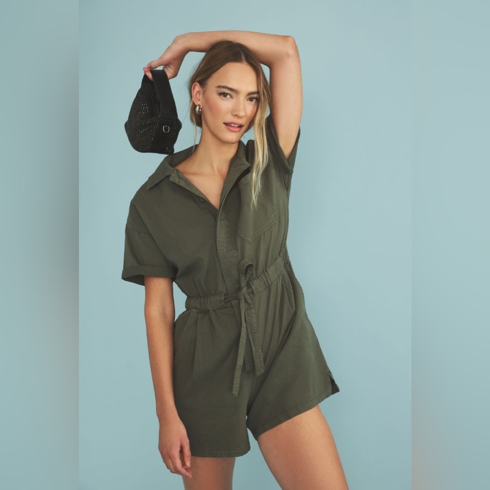 Unpublished Darla Green Romper, Size L